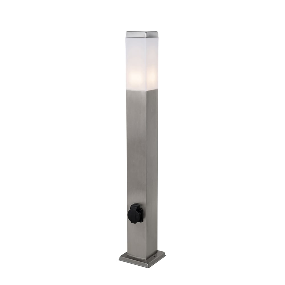 Lampadaire extérieure acier 80 cm avec douille IP44