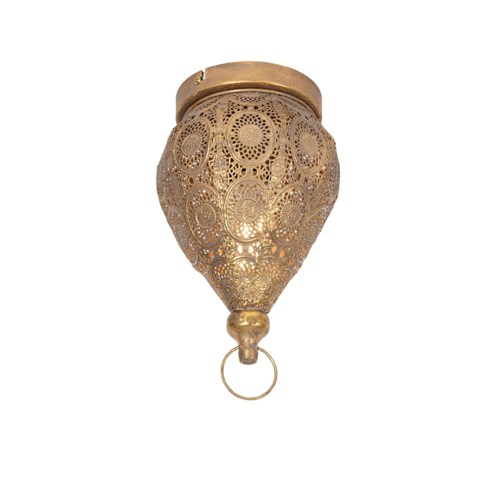 QAZQA Deckenleuchte gold, 19 cm, orientalisch style exotic - Metall