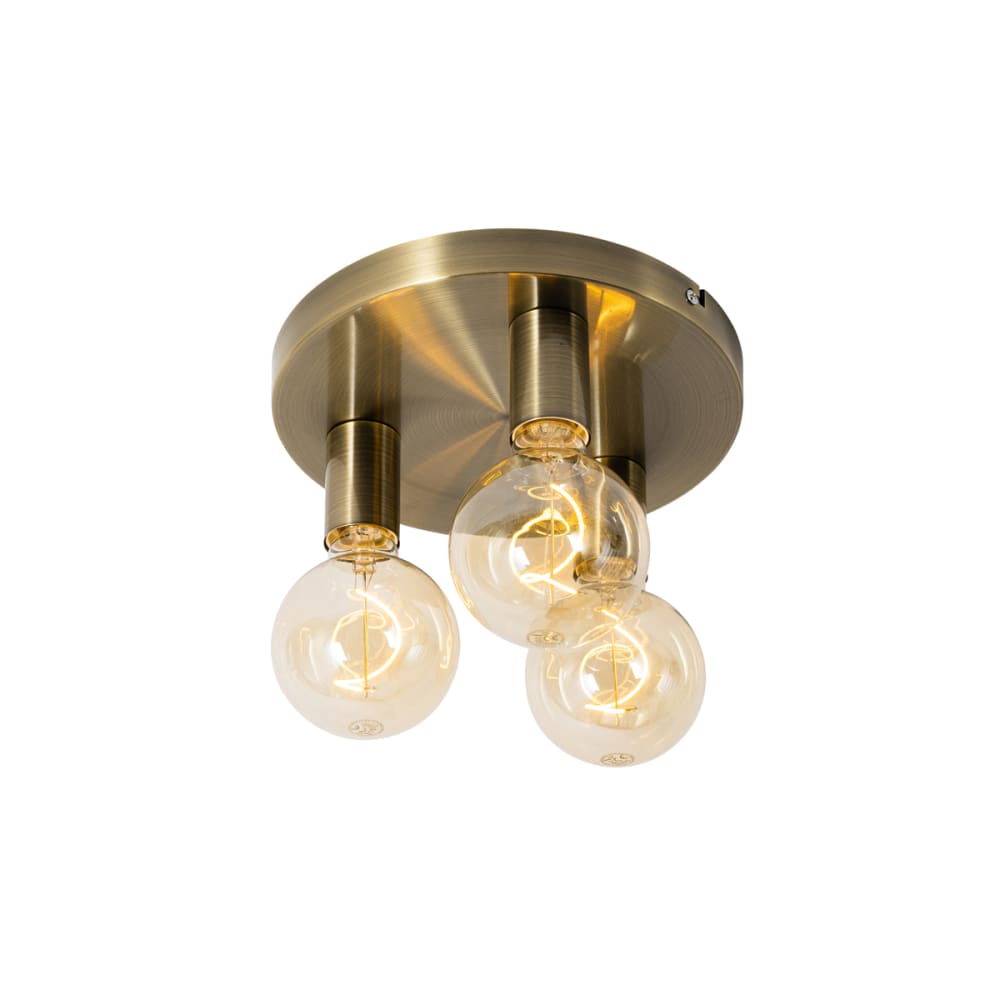 Plafonnier rond bronze moderne — vue 4