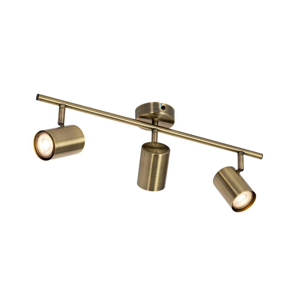 Spot bronze moderne 3 lumières inclinable