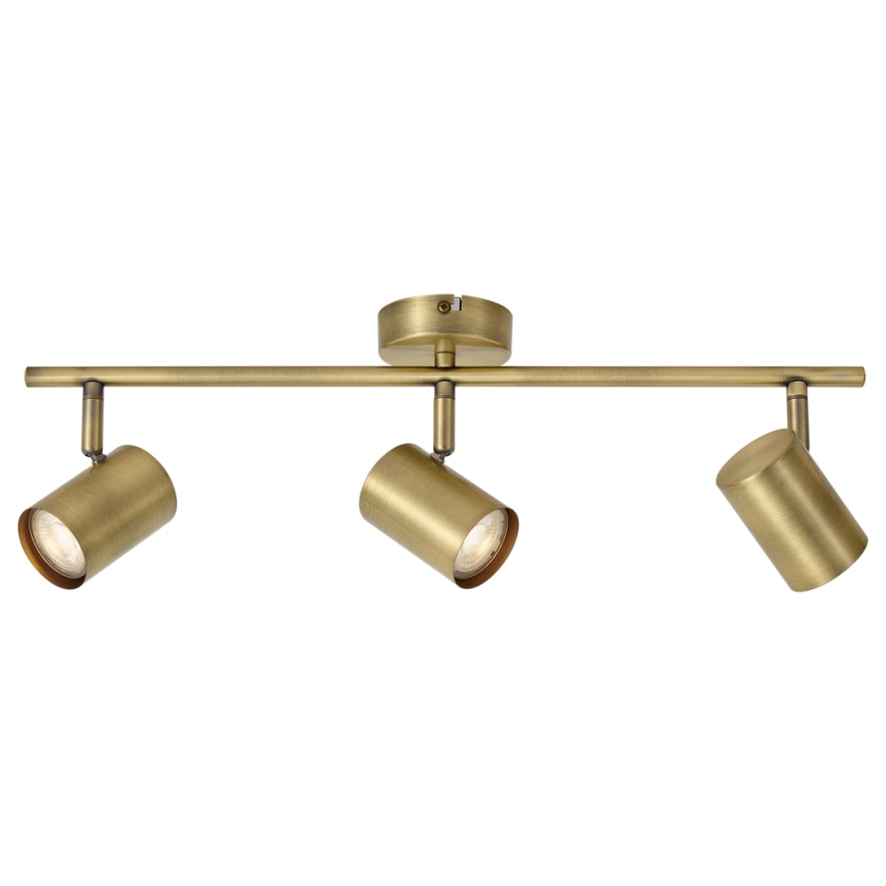 Spot bronze moderne 3 lumières inclinable — vue 3