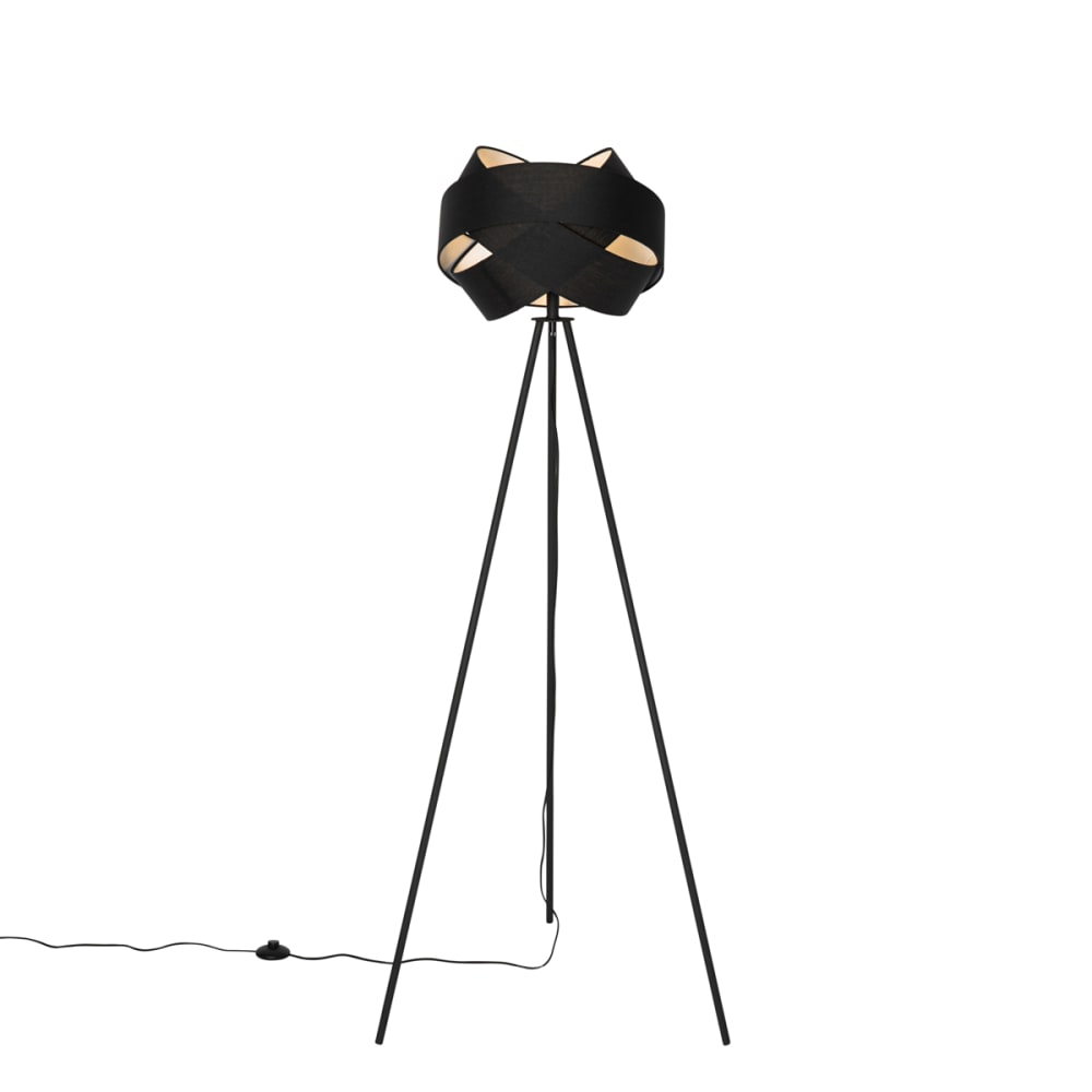 Lampadaire moderne noir — vue 4