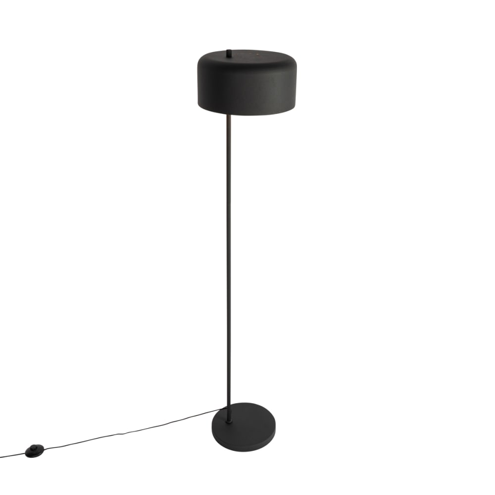 Lampadaire rétro noir avec intérieur doré — vue 4
