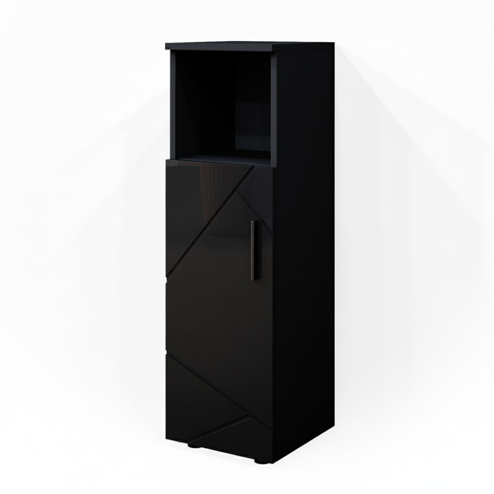 Vicco Midischrank, Anthrazit 30 x 95cm style modern Grau Spanplatte