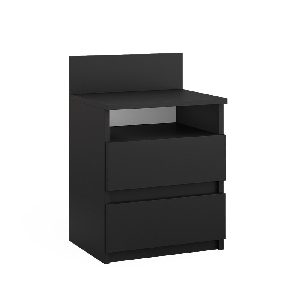 Table de chevet noire 39.6x59.1cm