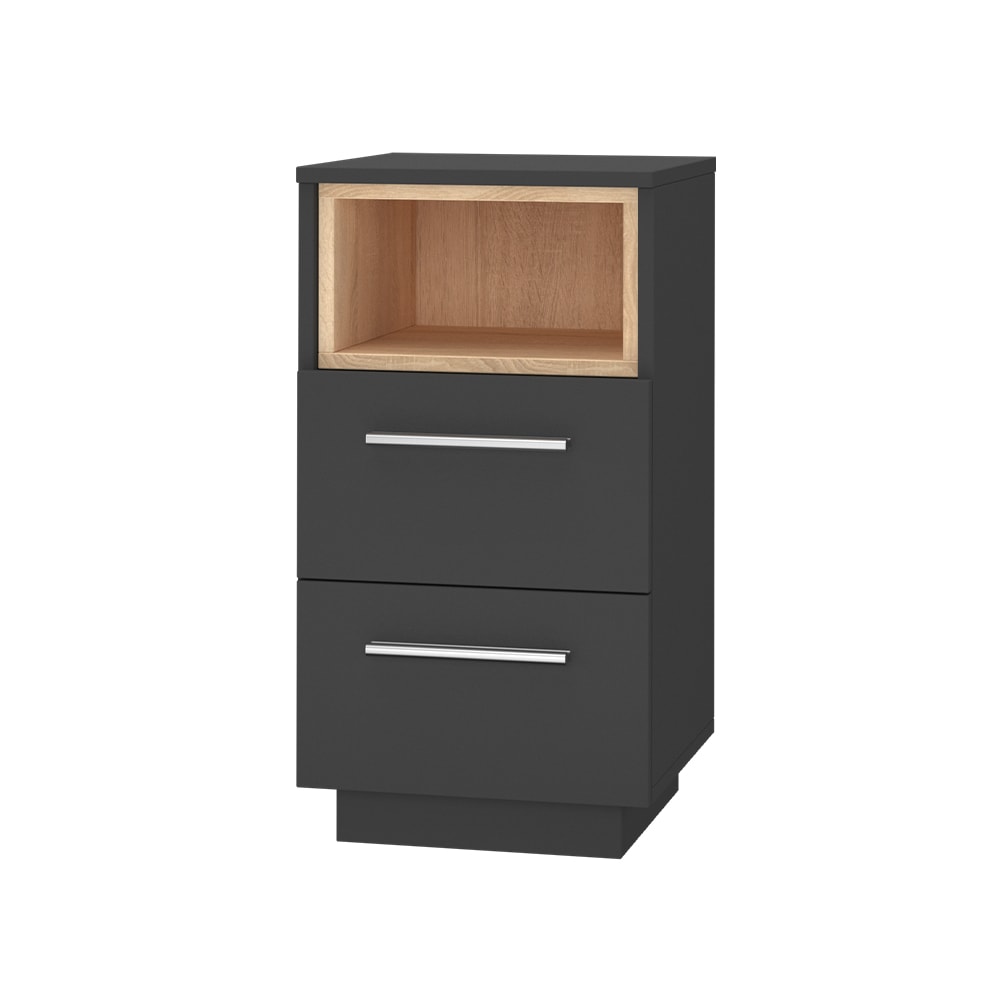 Table de chevet, Anthracite 36 x 68cm