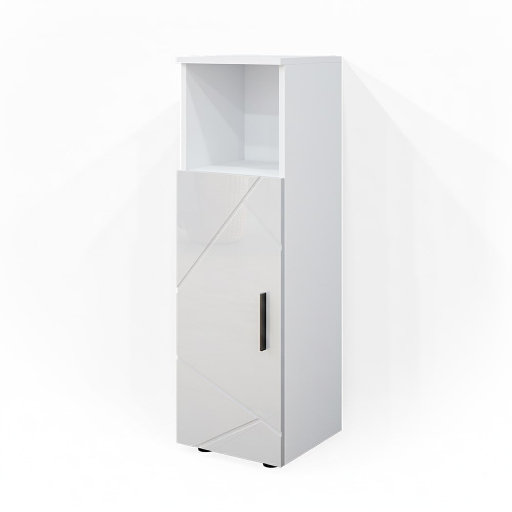 Midischrank, Weiß 30 X 95Cm