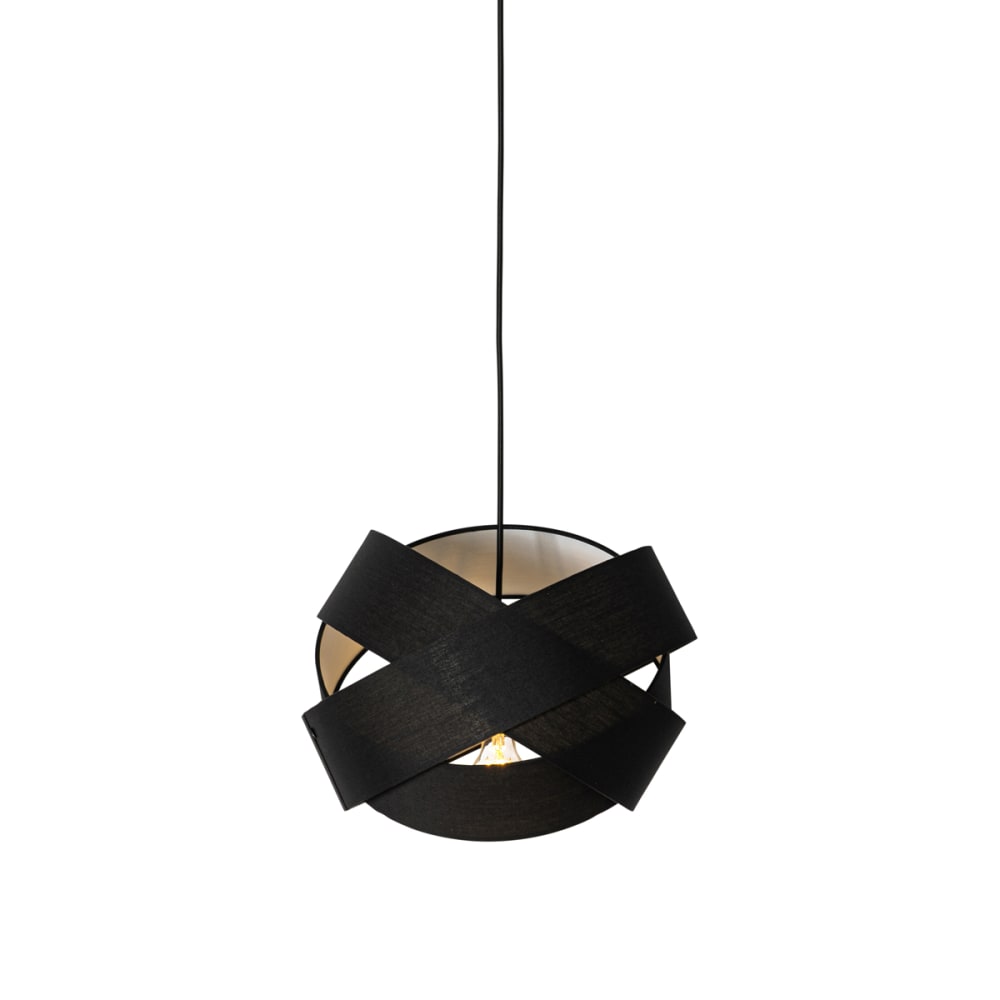 Lampe suspendue moderne noire — vue 3