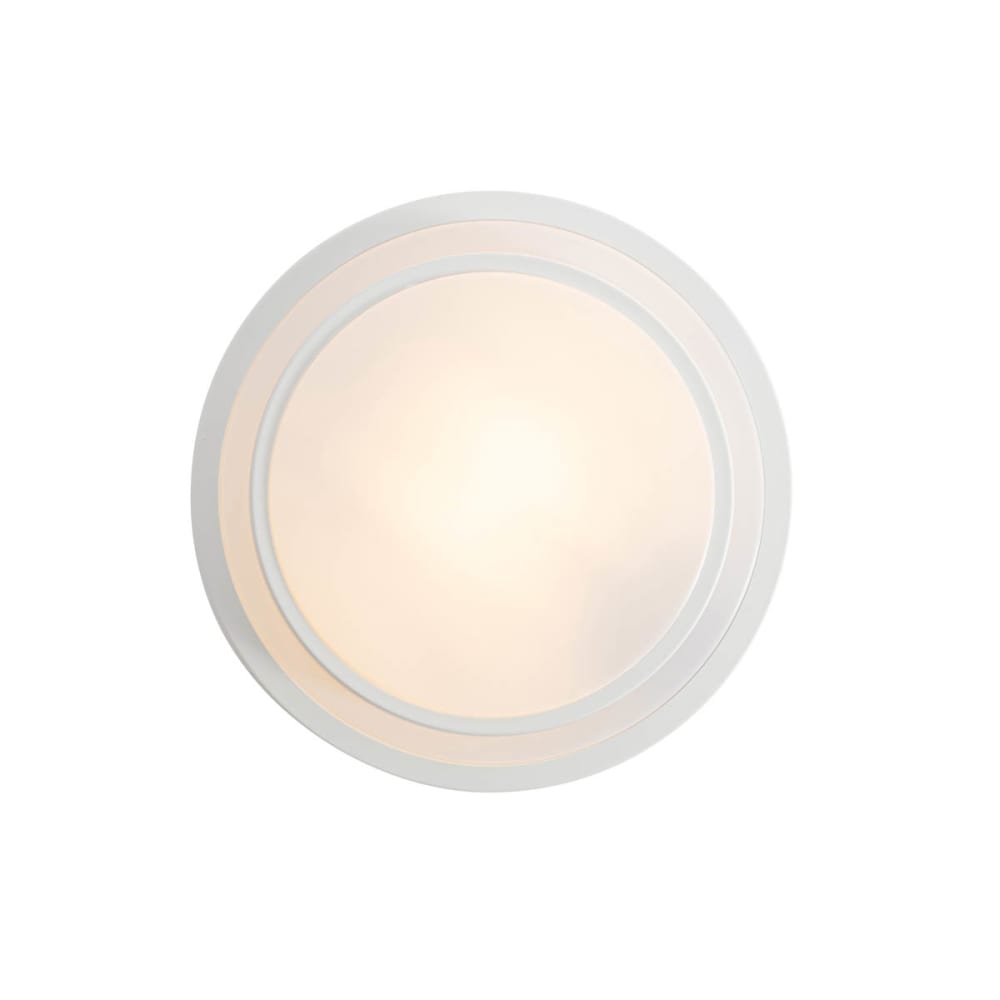 Plafonnier extérieur noir blanc 25 cm ip44 - Maisons du Monde