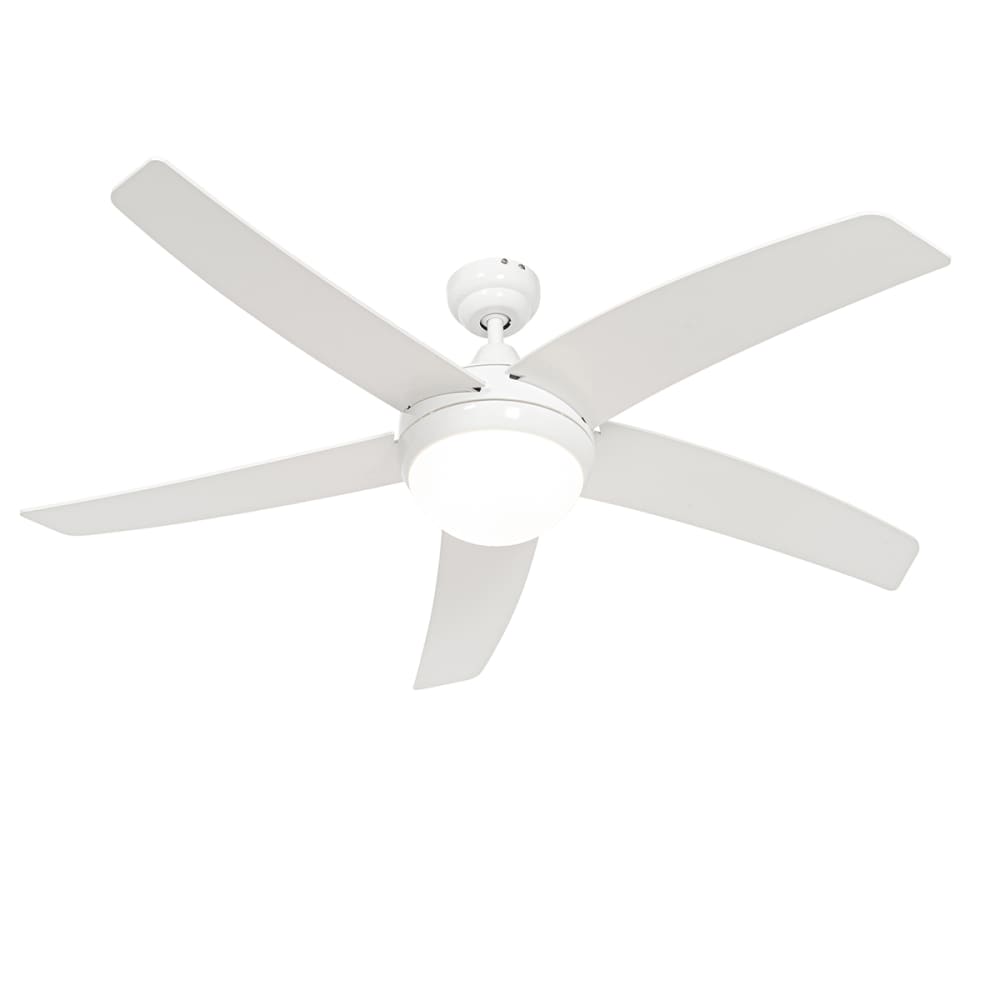 Ventilateur plafond intelligent blanc LED avec télécommande