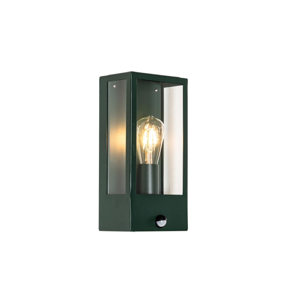 Applique extérieure verte détecteur IP44