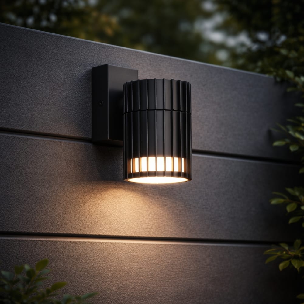 Applique murale extérieure noire design ip44 - Maisons du Monde