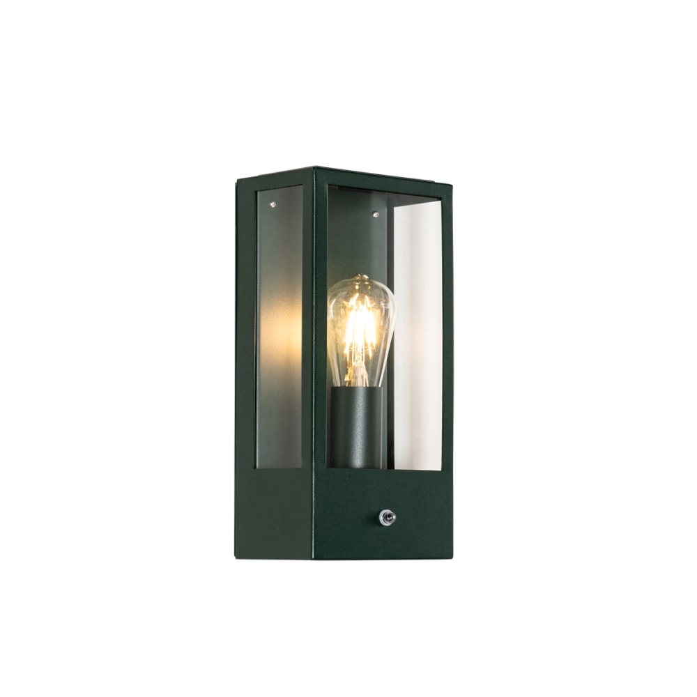 Applique extérieure verte capteur crépusculaire IP44