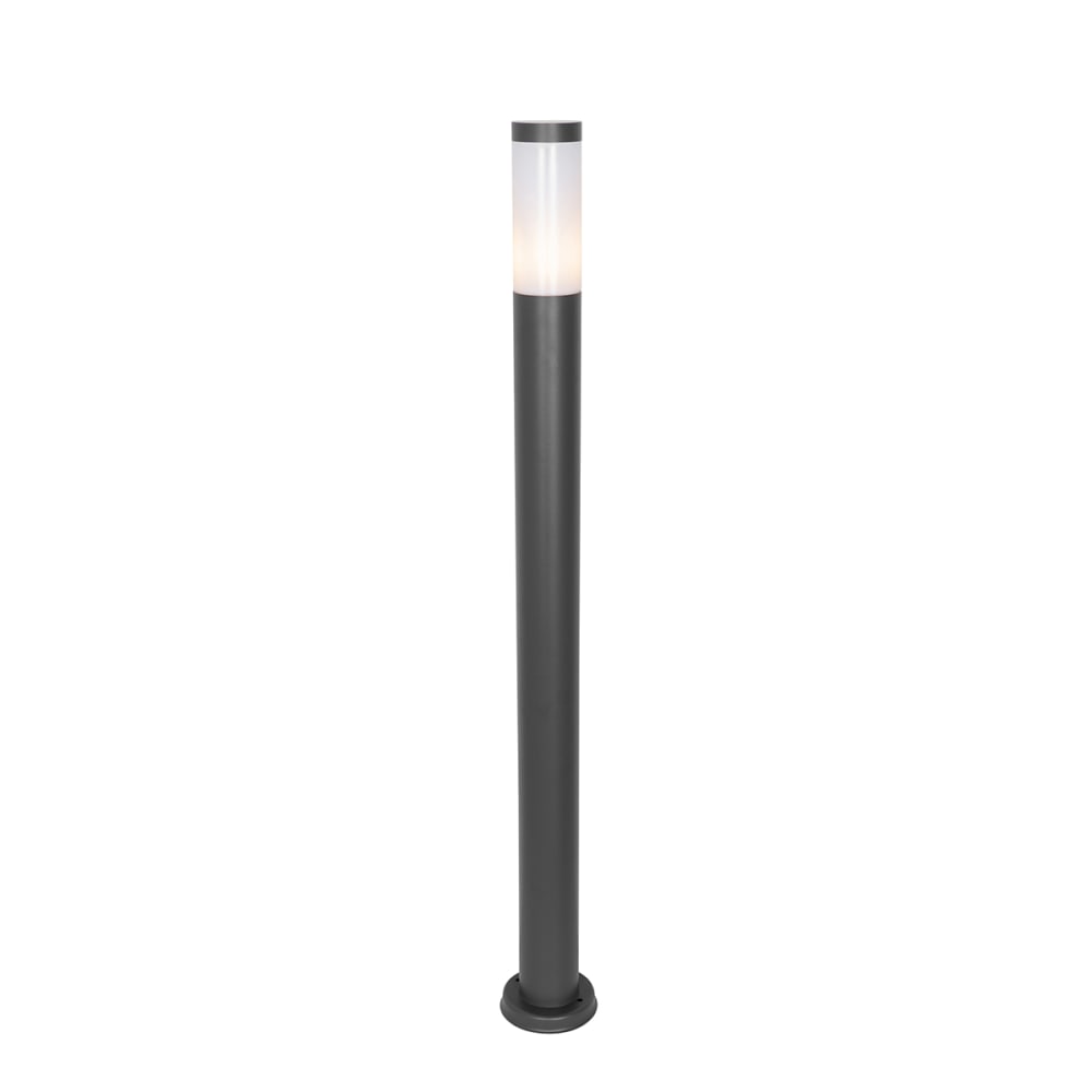 Lampadaire extérieur gris foncé opale 110 cm IP44