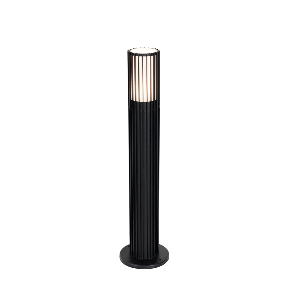 Borne extérieure design noire 50 cm IP44