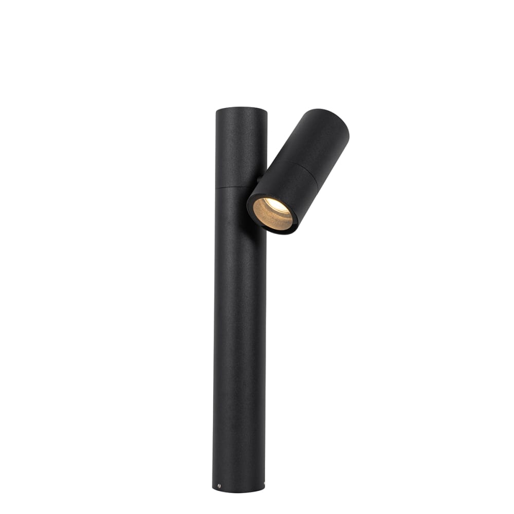 Lampadaire extérieur noir 50 cm réglable