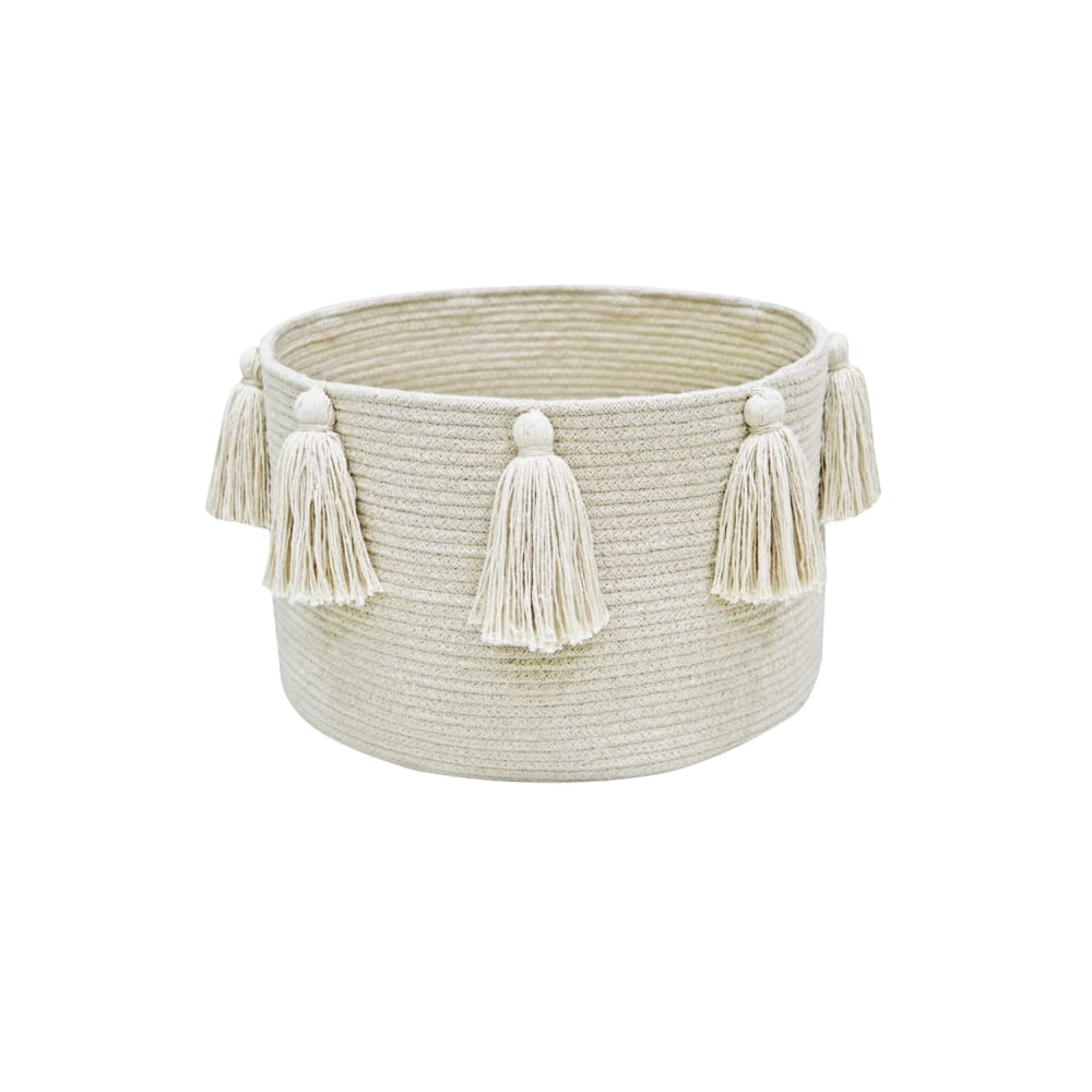Panier décoratif, 25x40x40cm, naturel