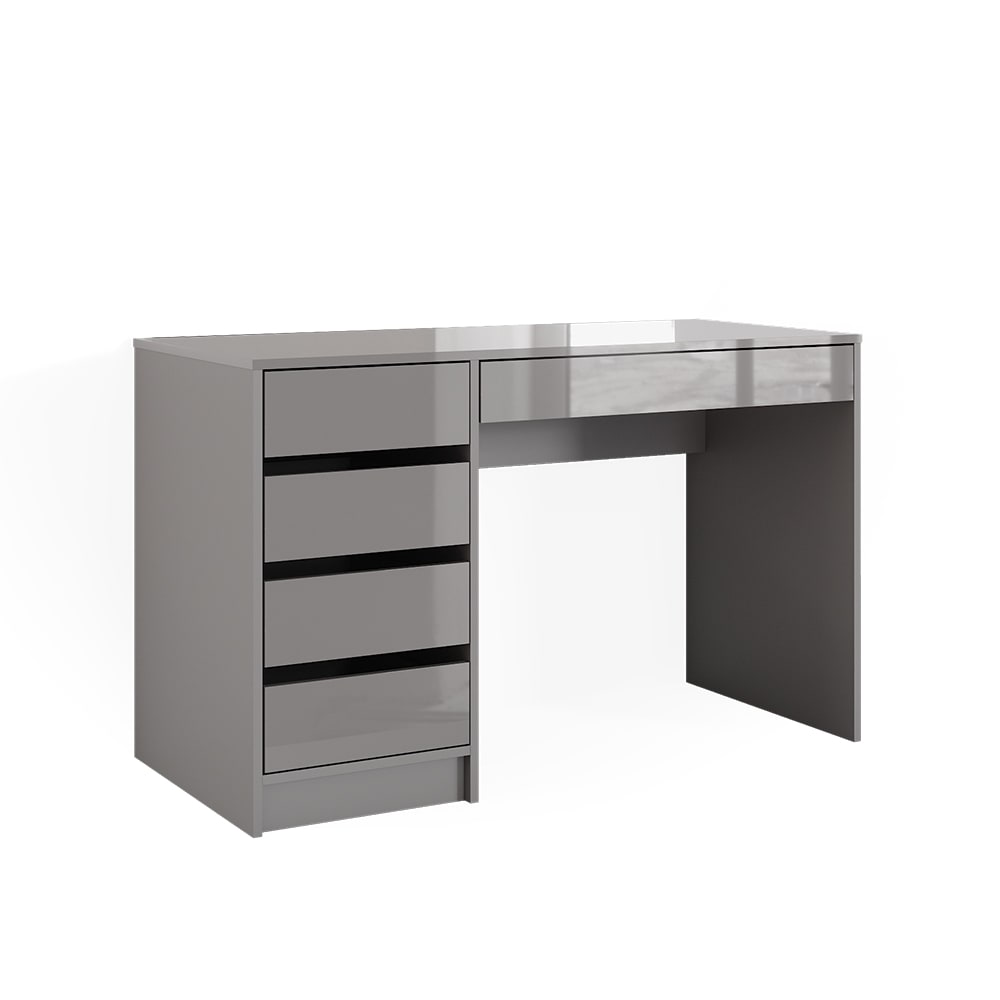 Vicco Schminktisch ohne Spiegel Grau 120x75cm style modern Grau Spanplatte