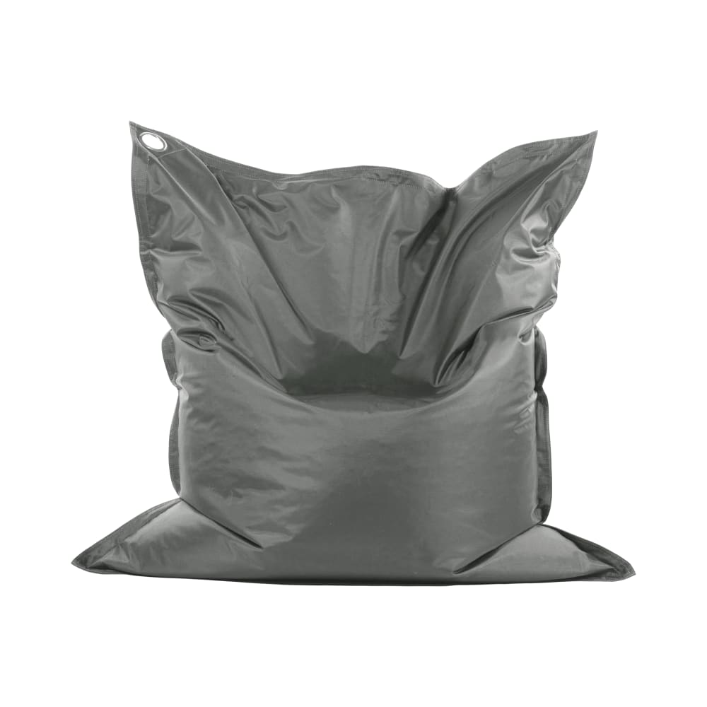 Pouf de sol en polystyrène recyclé 140 x 180 cm Gris Anthracite