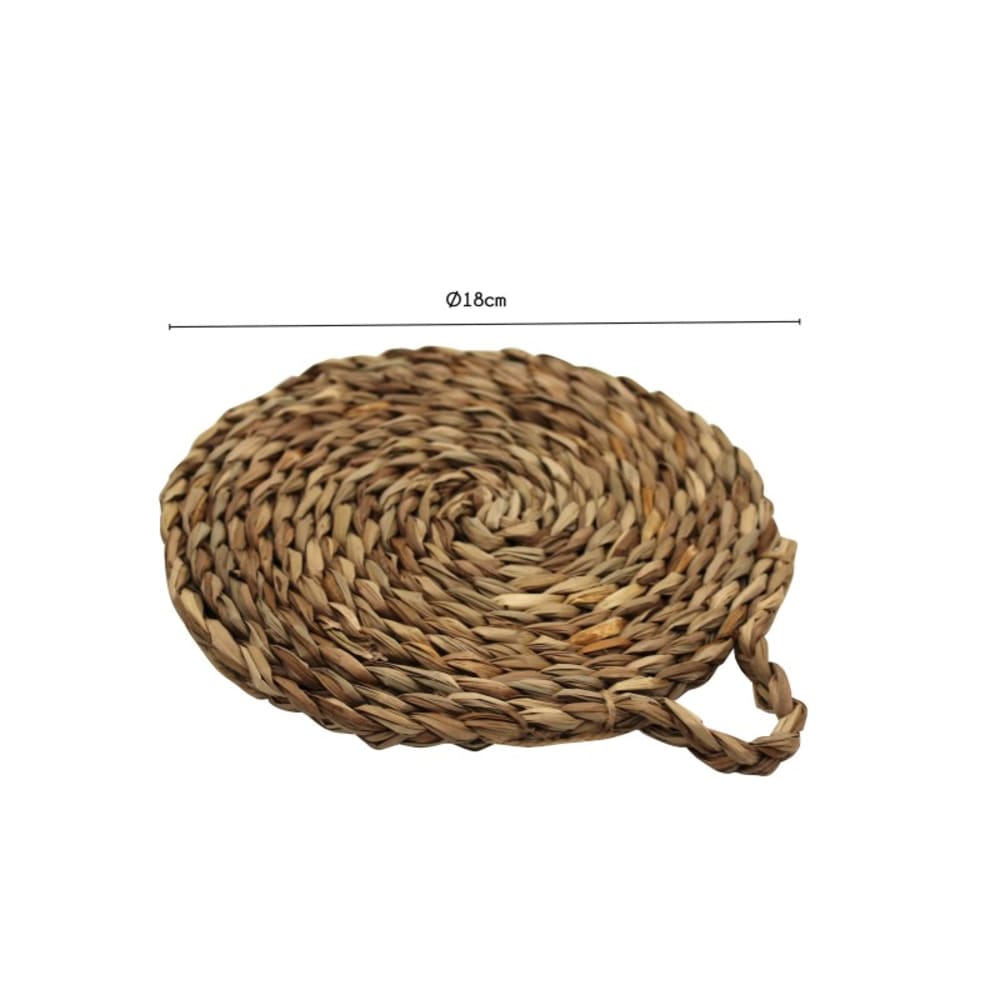 Dessous de plat en jonc de mer naturel 18 x 18 x 1 cm - Maisons du Monde