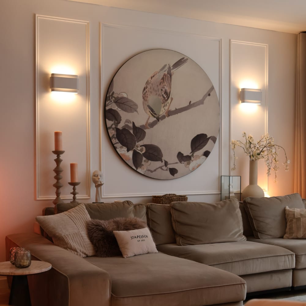 Wandleuchte weiß, 2-flammig, industriell - Maisons Du Monde