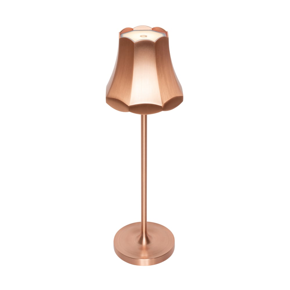Lampe de table rétro cuivrée rechargeable IP44