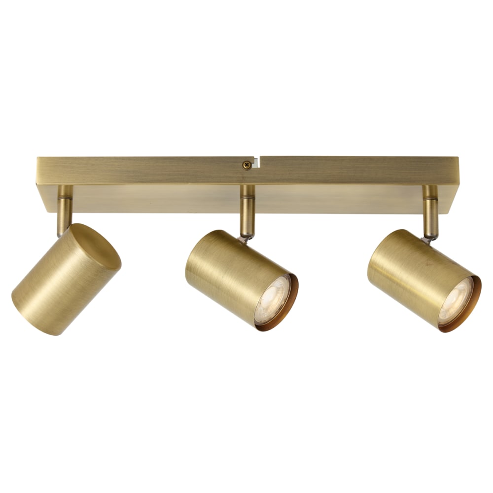 Spot moderne bronze 3 lumières orientable — vue 3