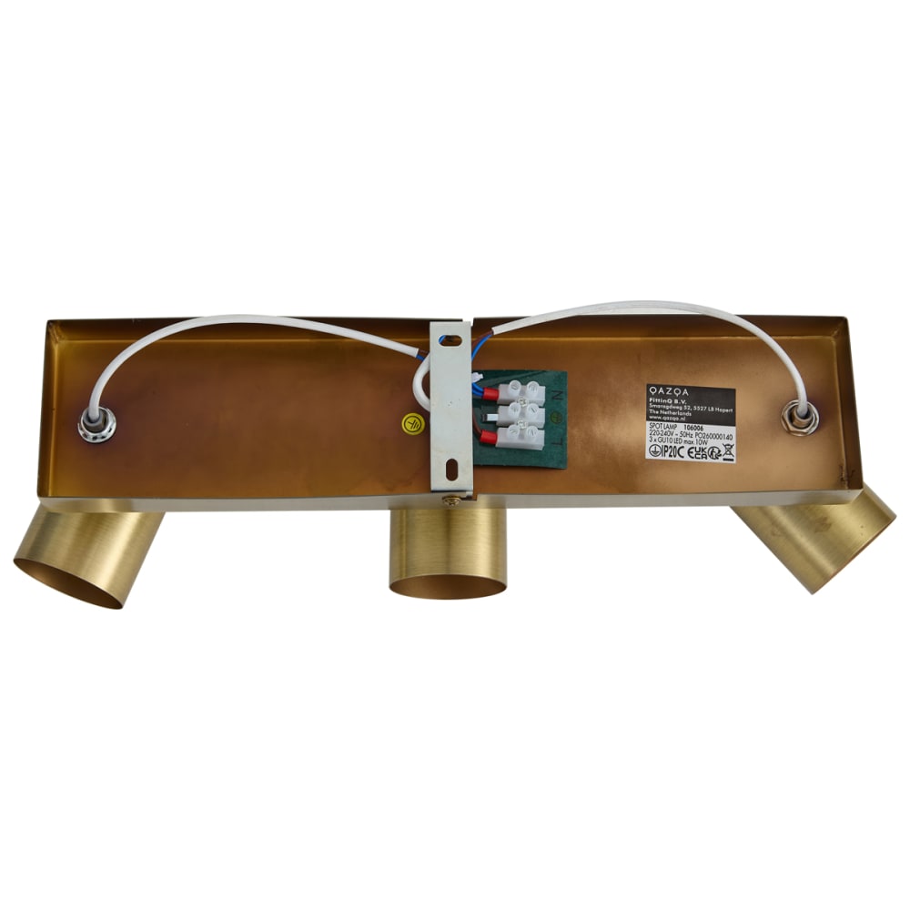 Spot moderne bronze 3 lumières orientable — vue 4