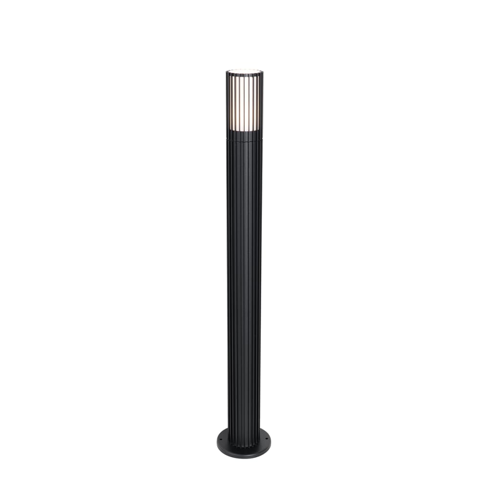 Borne extérieure design noire 80 cm IP44