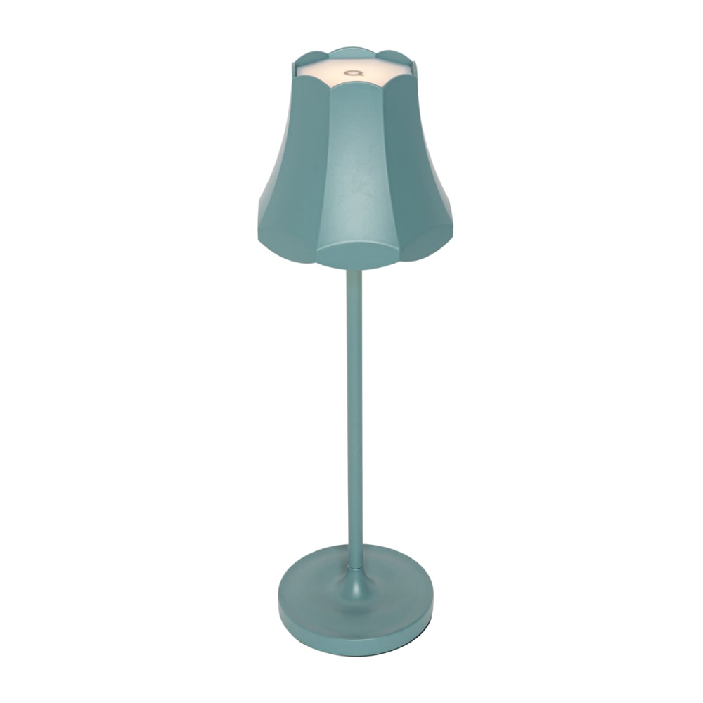 Lampe de table rétro bleue rechargeable IP44