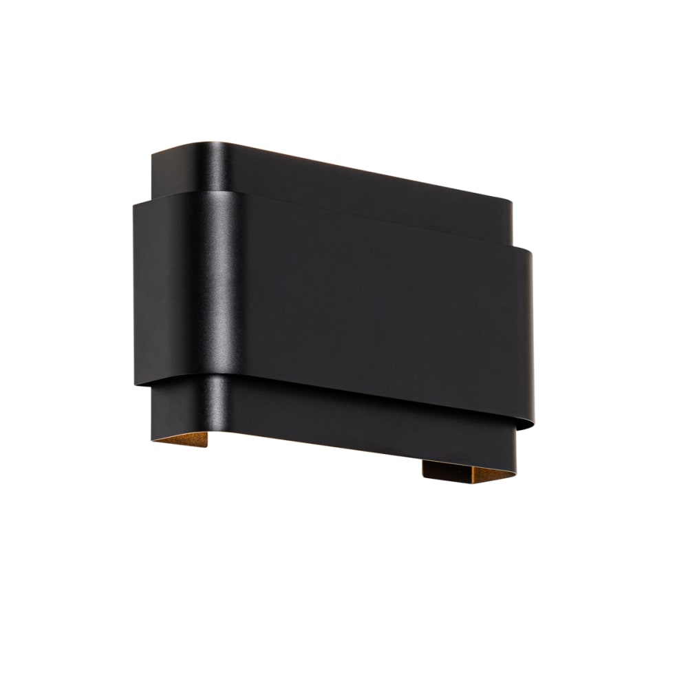 Applique noire 2 lumières