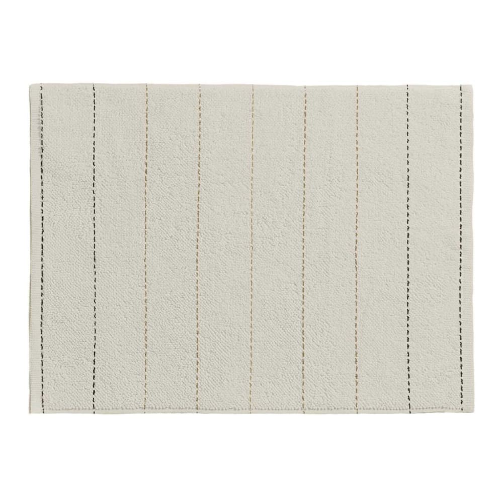 Tapis de bain 100% coton beige Tapis de bain 100% coton beige