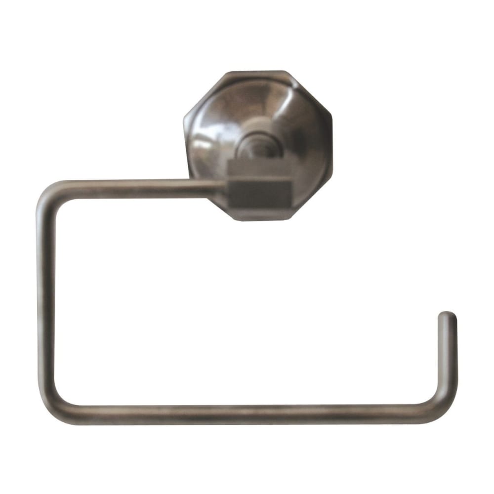 Signature Porte-serviettes mural en laiton finition argent vieilli - h12 cm Argenté Métal