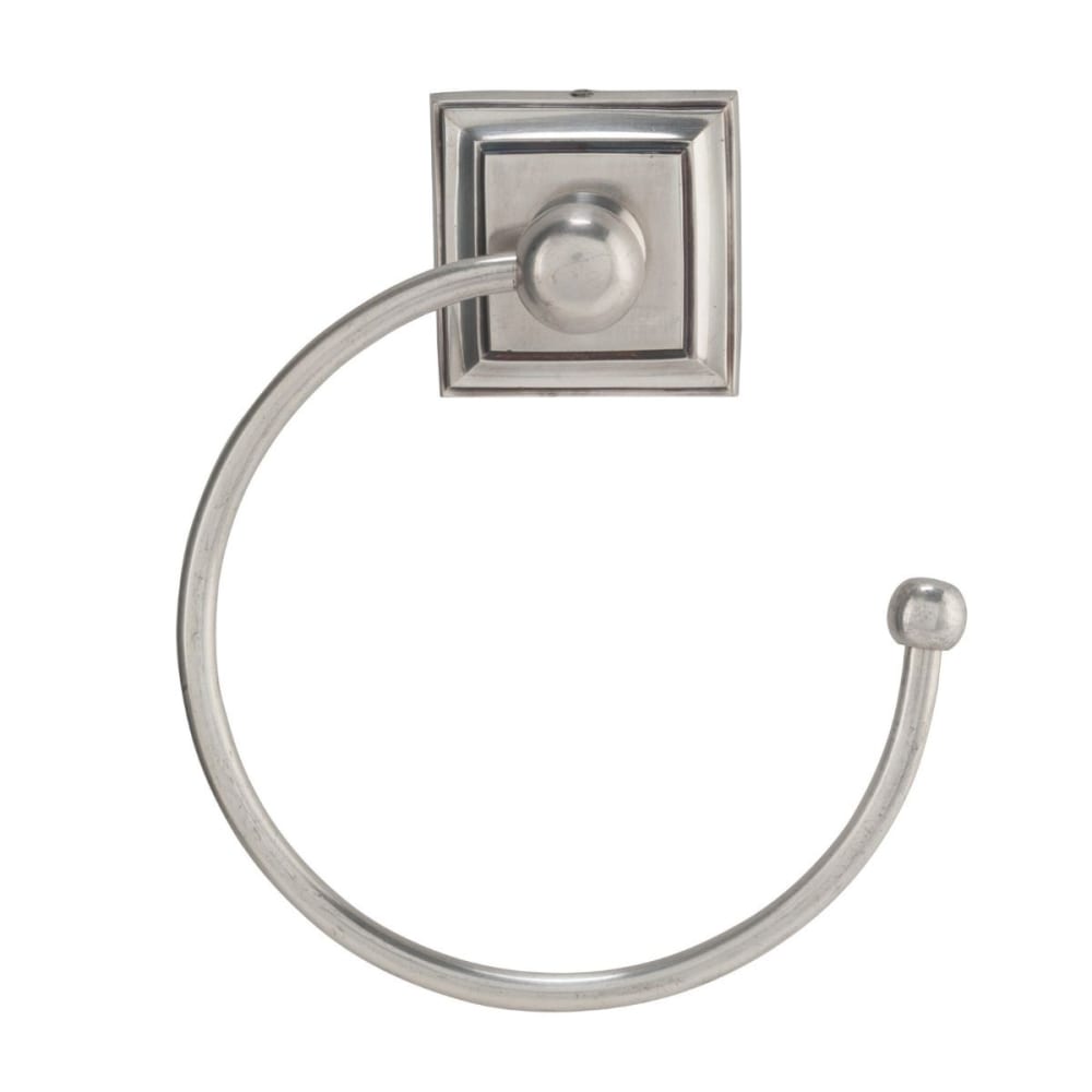 Signature Porte-serviettes mural en laiton finition argent - h17 cm Argenté Métal