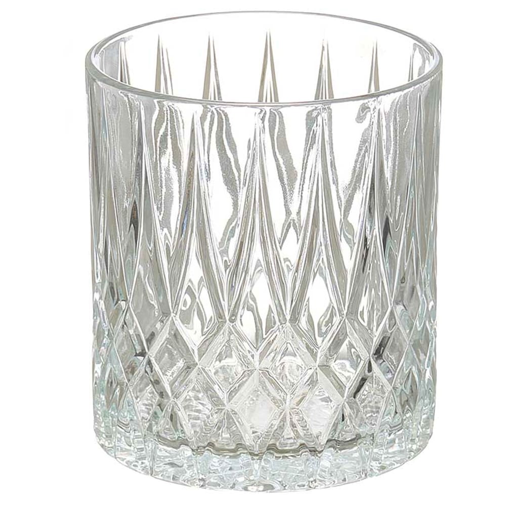 Set de 6 verres à whisky avec motifs embossés losanges 33cl - Maisons du Monde