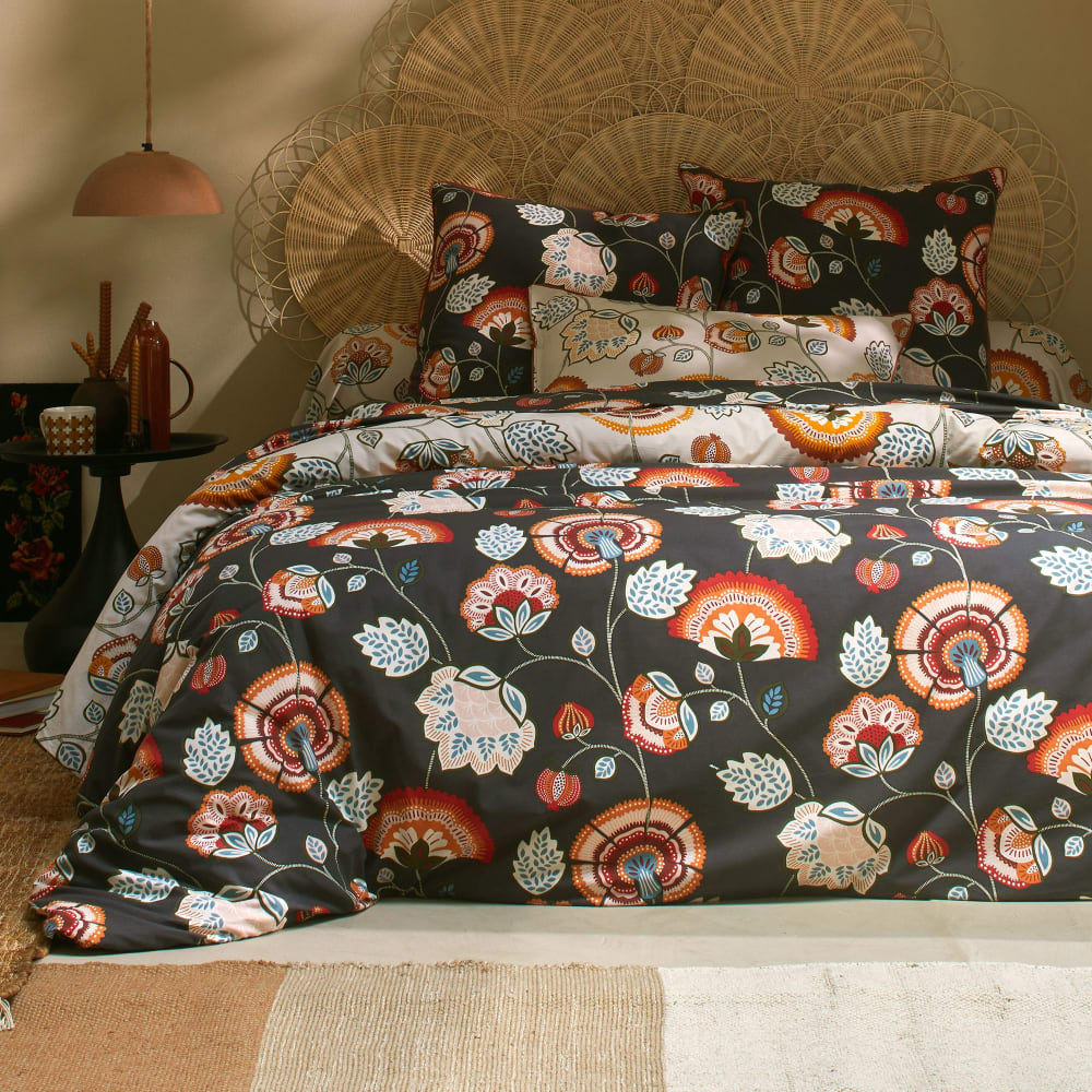 Housse de couette en coton multicolore 200x200cm