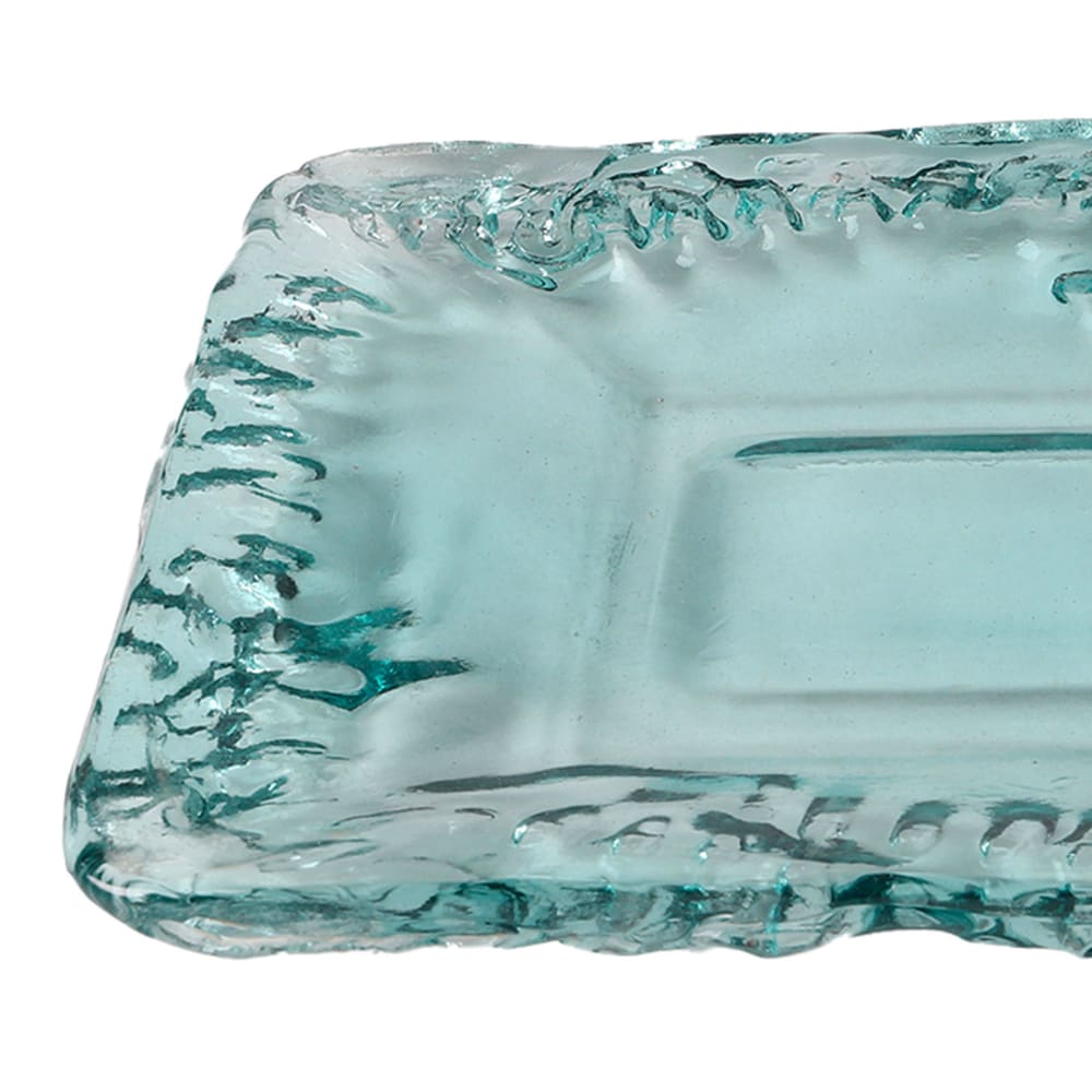 Plat rectangulaire en verre recyclé 48x23x4cm - Maisons du Monde