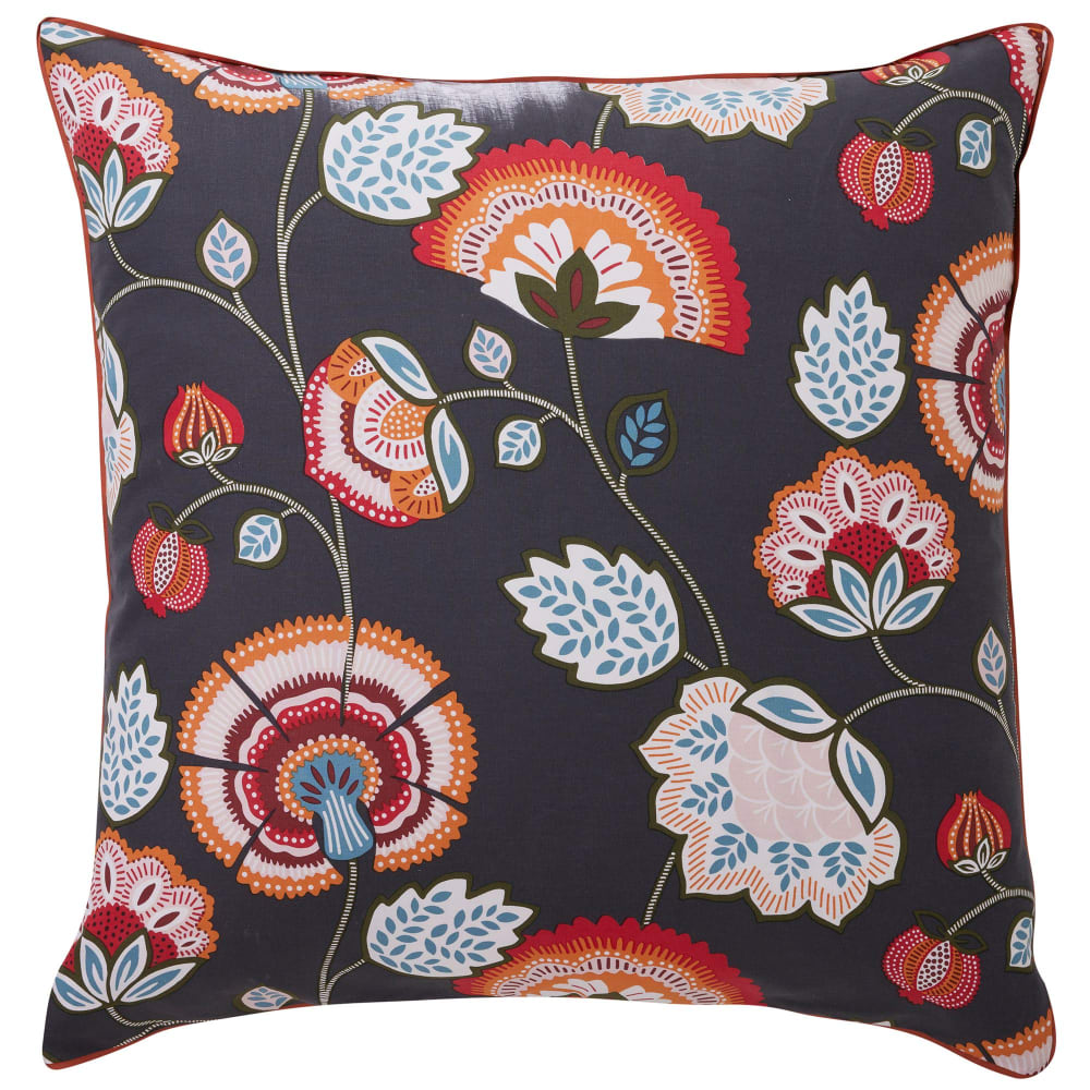 Taie sac en coton multicolore 63x63cm