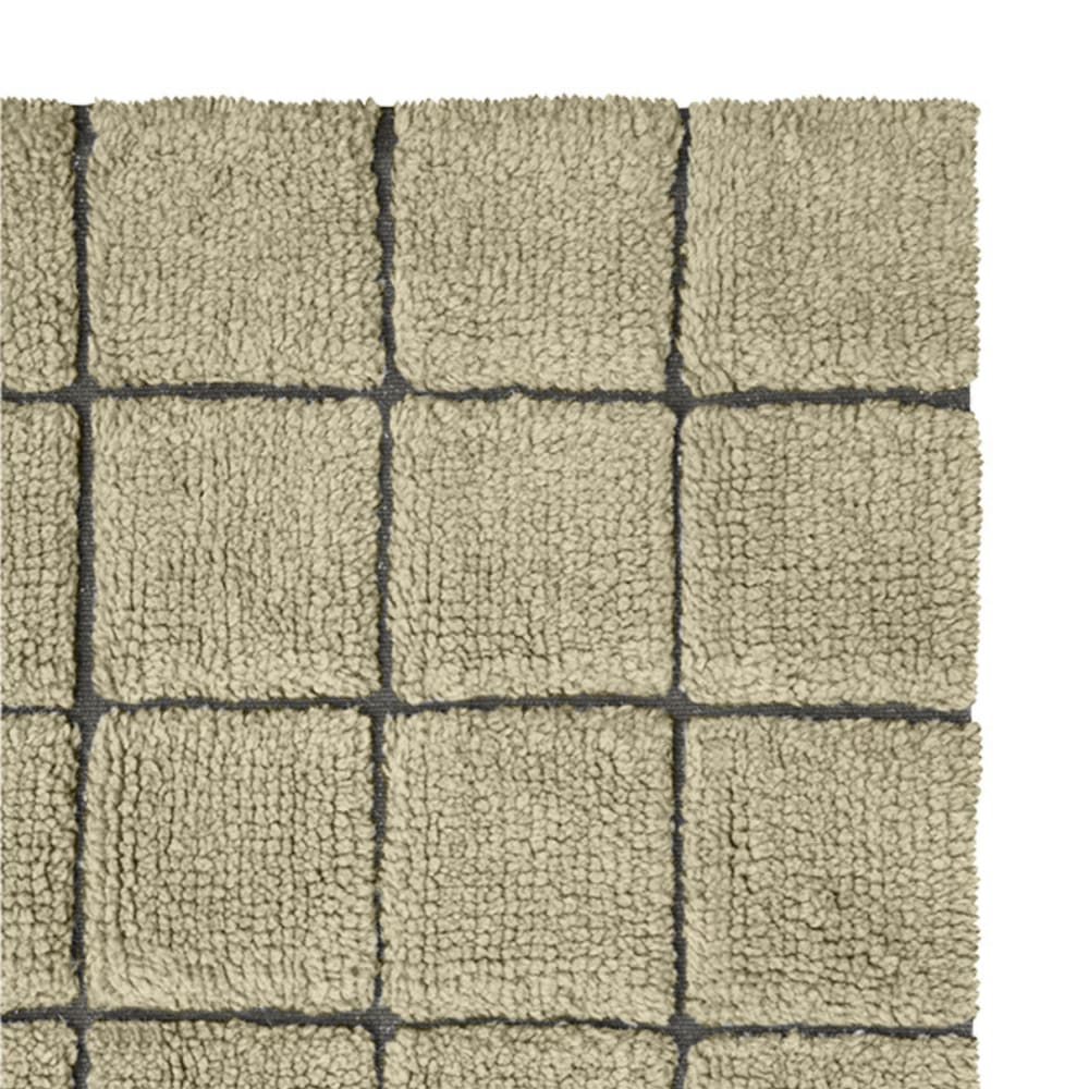 Waschbarer wollteppich mosaik moos - 230 x 300 cm - Maisons Du
