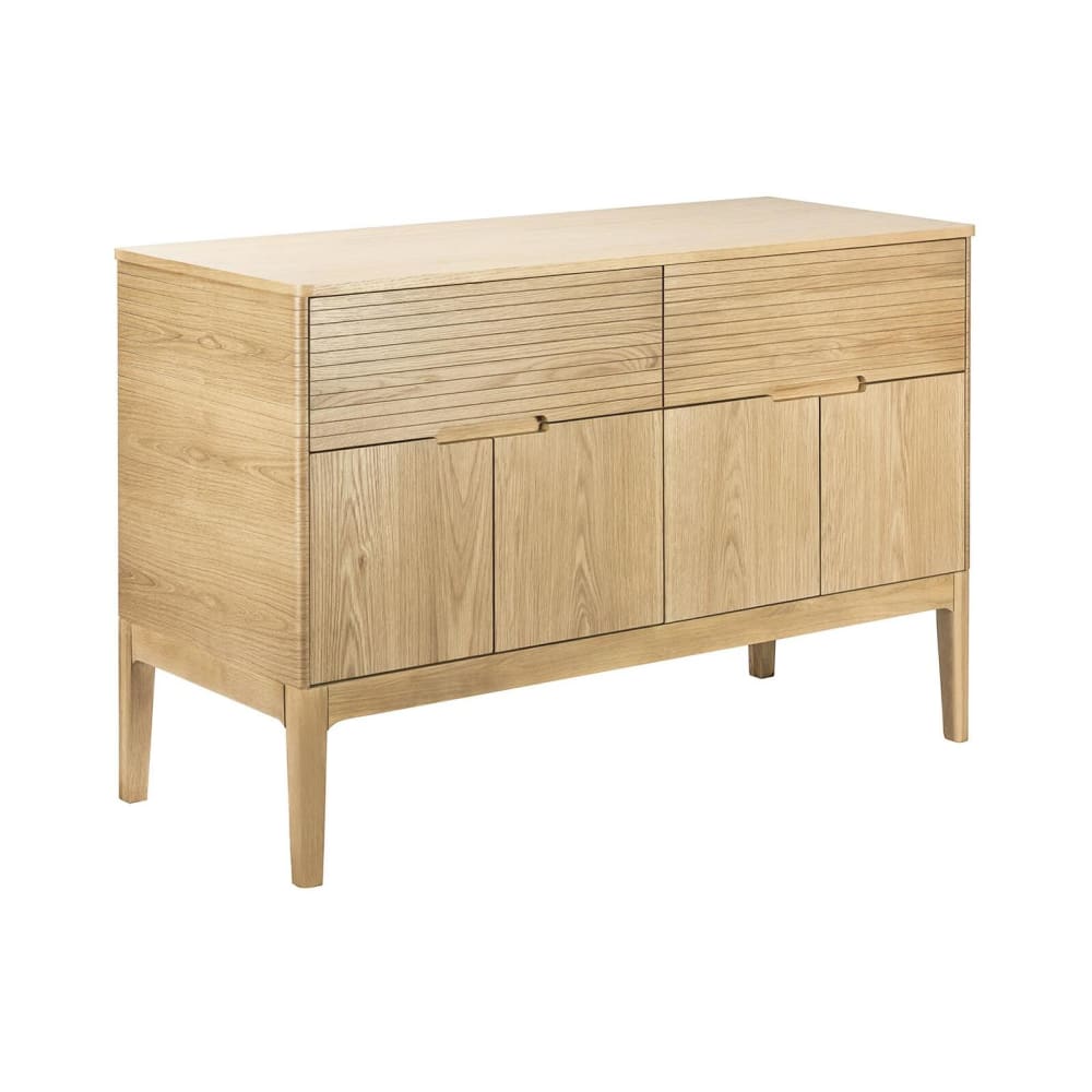 Meuble double-vasque 120 cm en chêne naturel