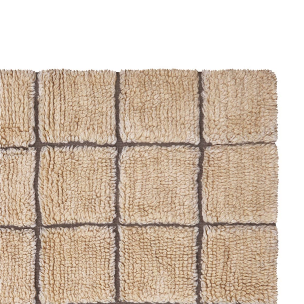 Tapis en laine lavable mosaïque ambre - 230 x 300 cm - Maisons du Monde
