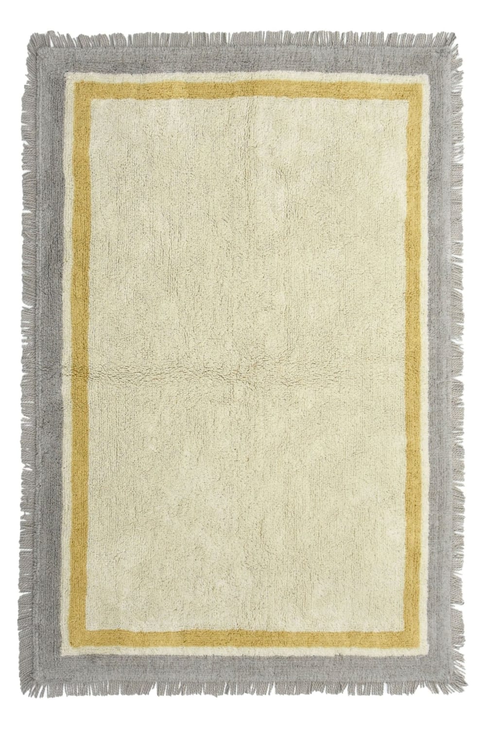 Tapis enfant en coton gris 200 x 290