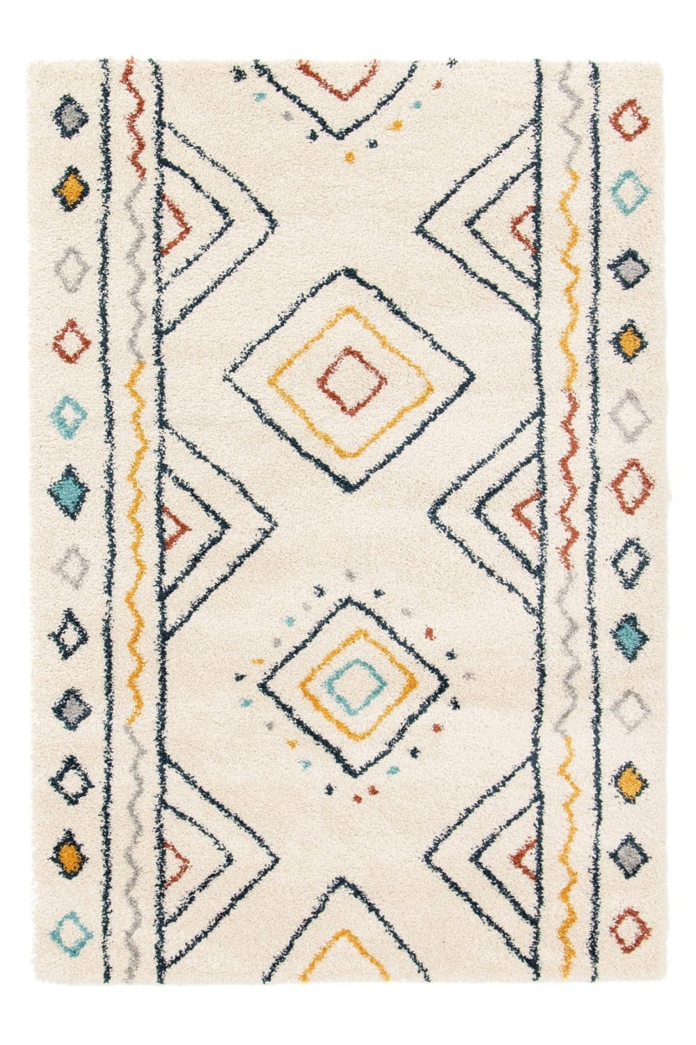 Tapis enfant doux et volumineux beige 160 x 230 cm