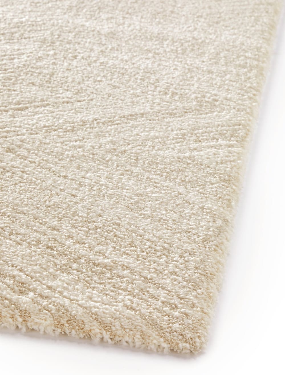 Tapis design ultra doux en fibres recyclées blanc 200 x 290 cm — vue 4
