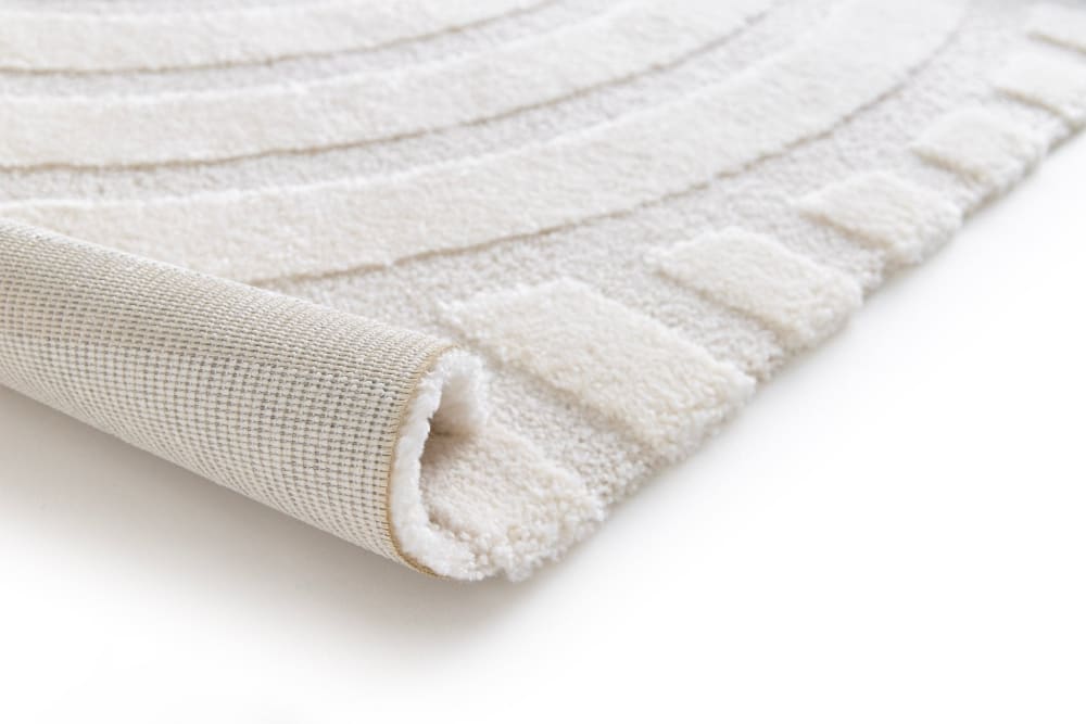 Tapis design avec effet relief beige 160 x 230 cm — vue 4