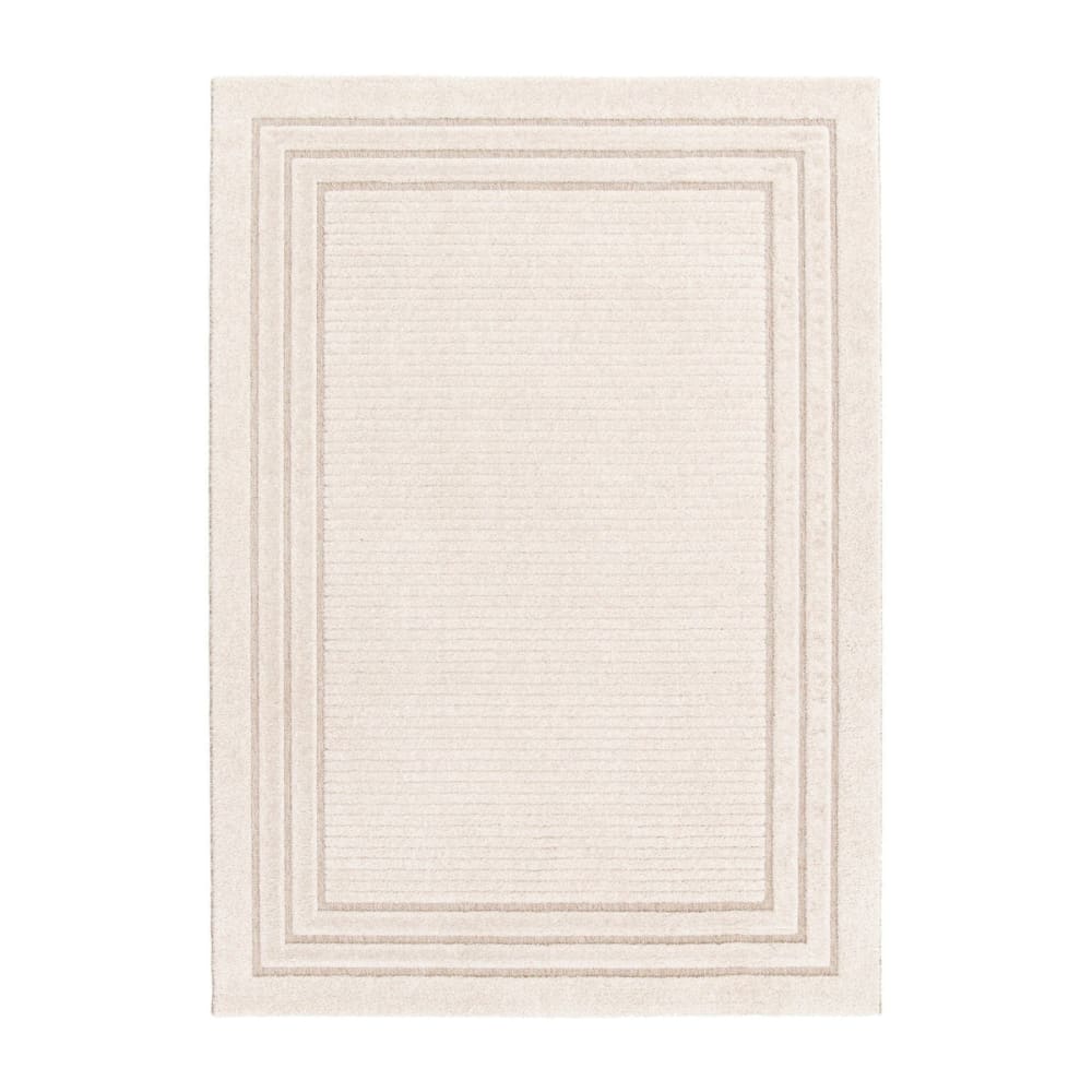 AFK Living Teppich Design Relief-Effekt 160 x 230 cm style classic chic Beige Öko-Tex Zertifikat Pp - Polypropylen