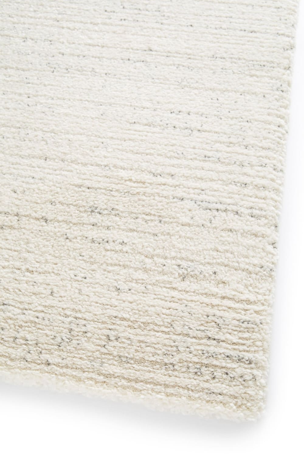 Tapis design ultra doux en fibres recyclées beige 160 x 230 cm — vue 4