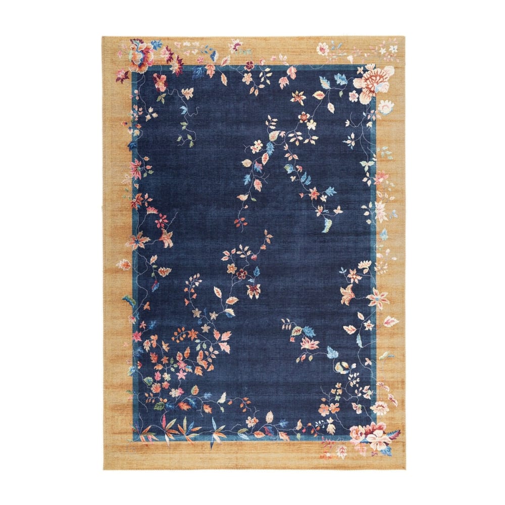 AFK Living Teppich Design englische Kettelung 120 x 170 cm style modern Mehrfarbig Öko-Tex Zertifikat Pes - Polyester