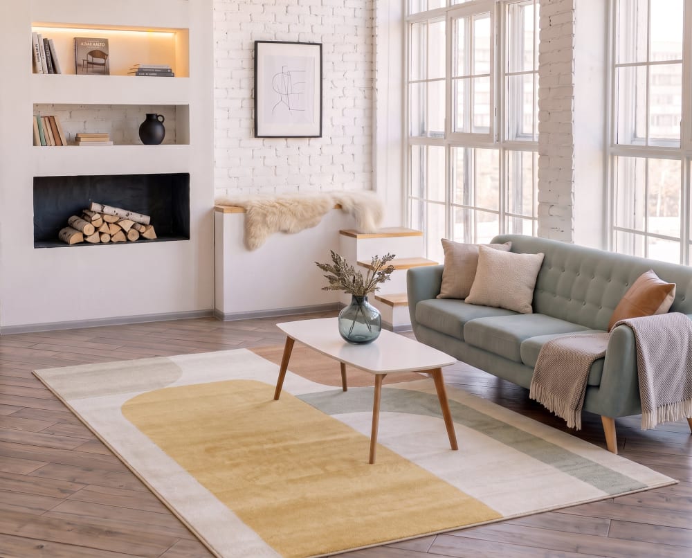 Tapis très doux et facile à entretenir multicolore 200 x 290 cm — vue 3