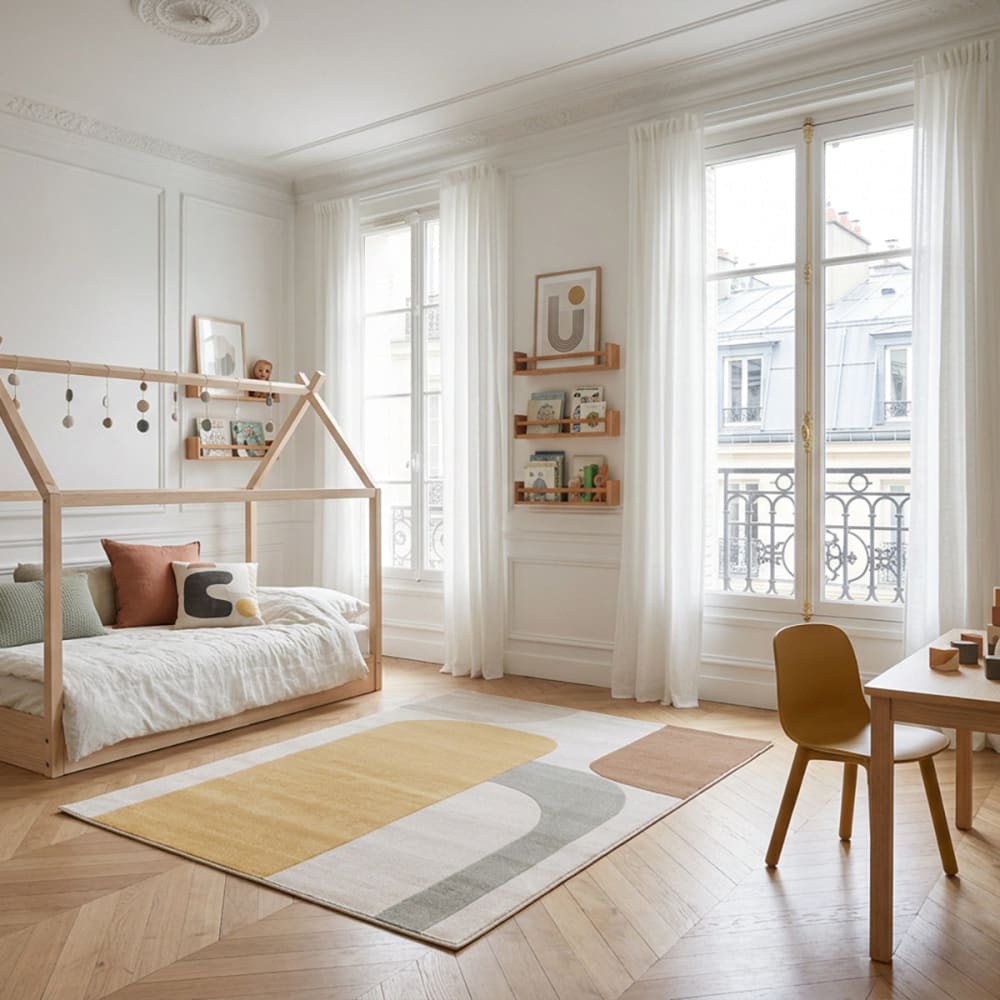 Tapis très doux et facile à entretenir multicolore 200 x 290 cm — vue 4